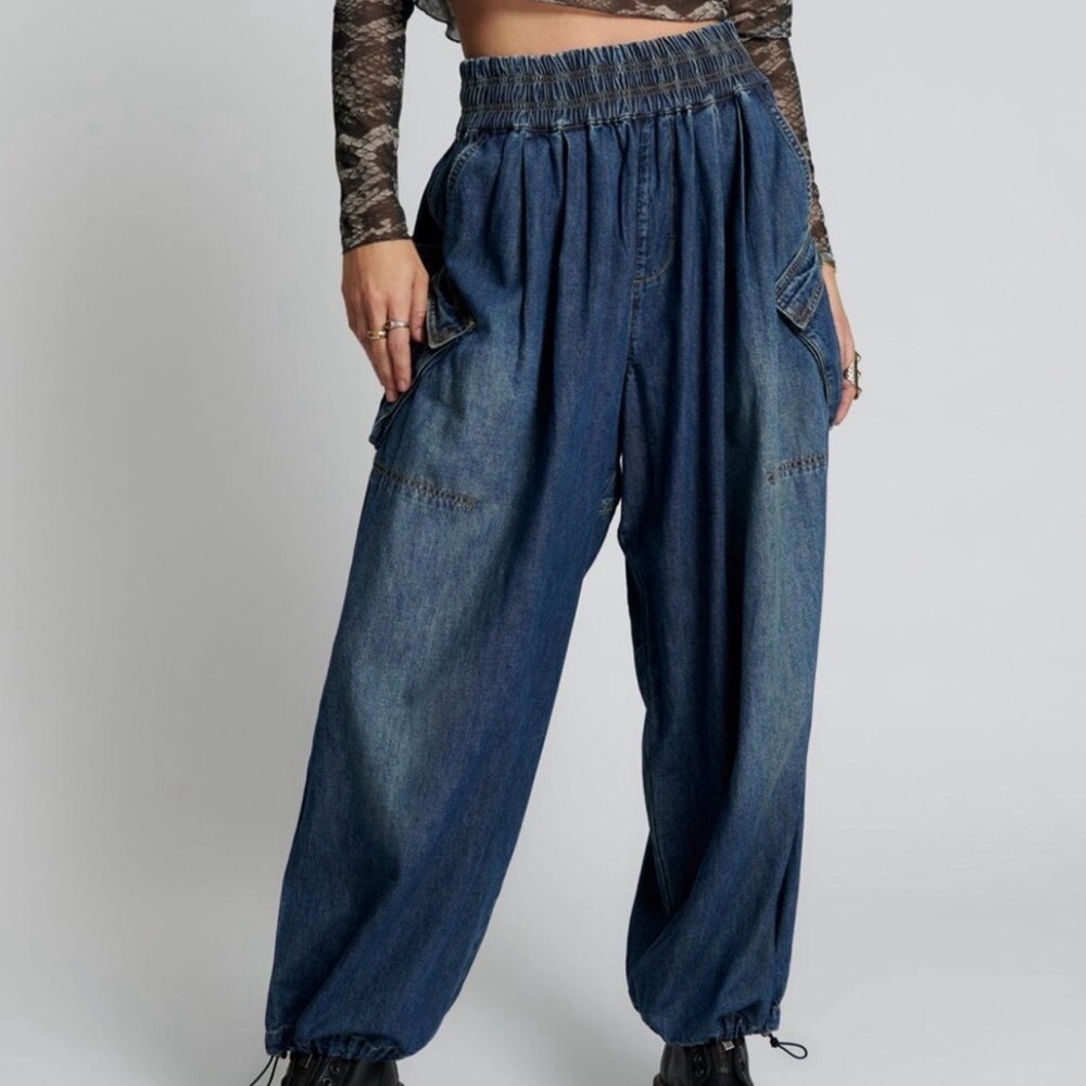 Free People One Teaspoon Parachute Cargo Jeans Size Small